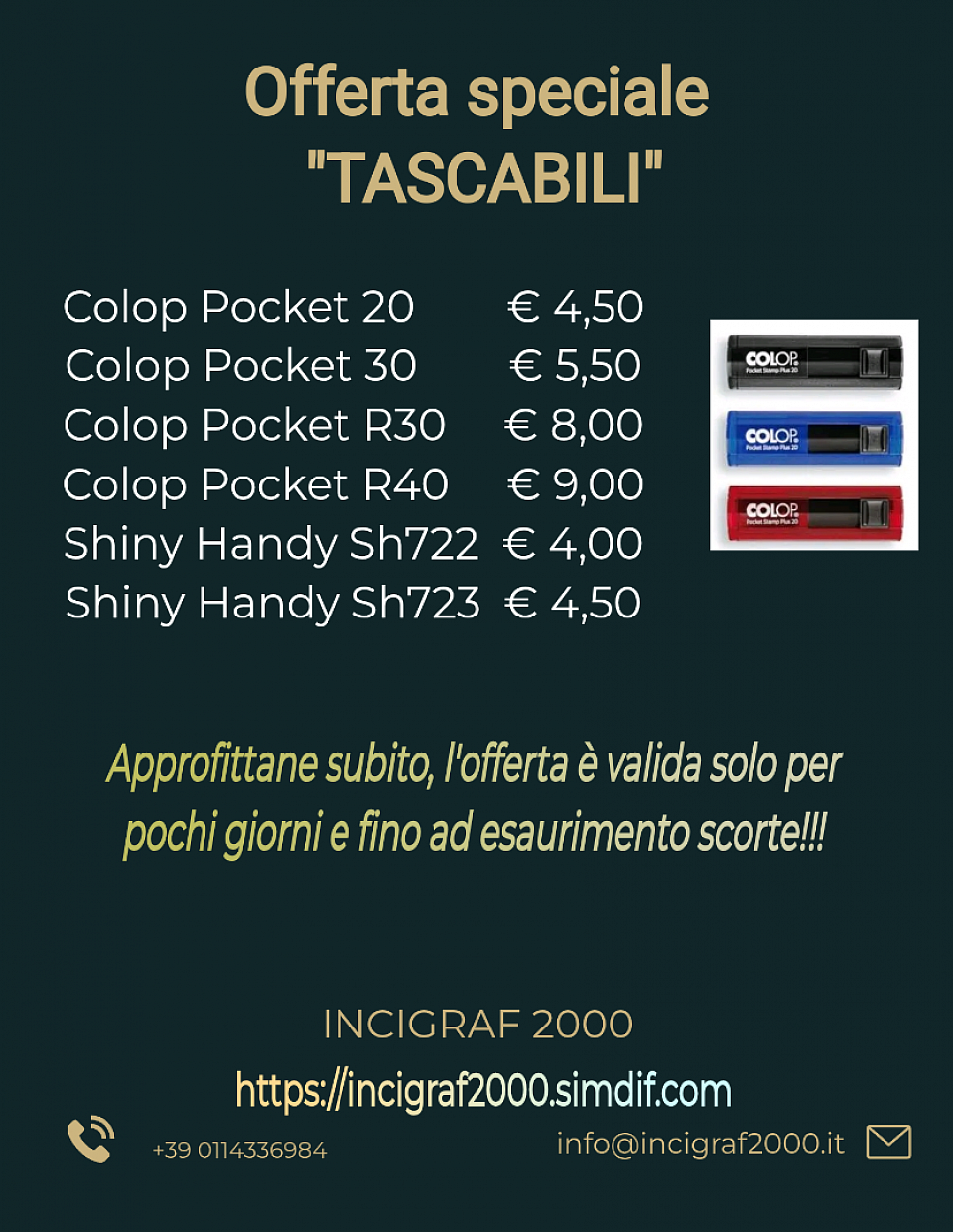 Offerta TASCABILI